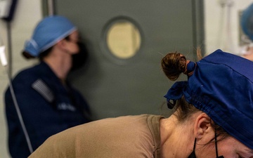 PCU John F. Kennedy’s Medical Team Conducts First At-Sea Surgery