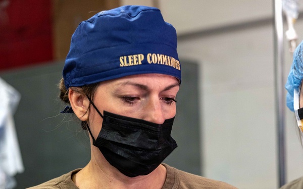 PCU John F. Kennedy Conducts First At-Sea Surgery