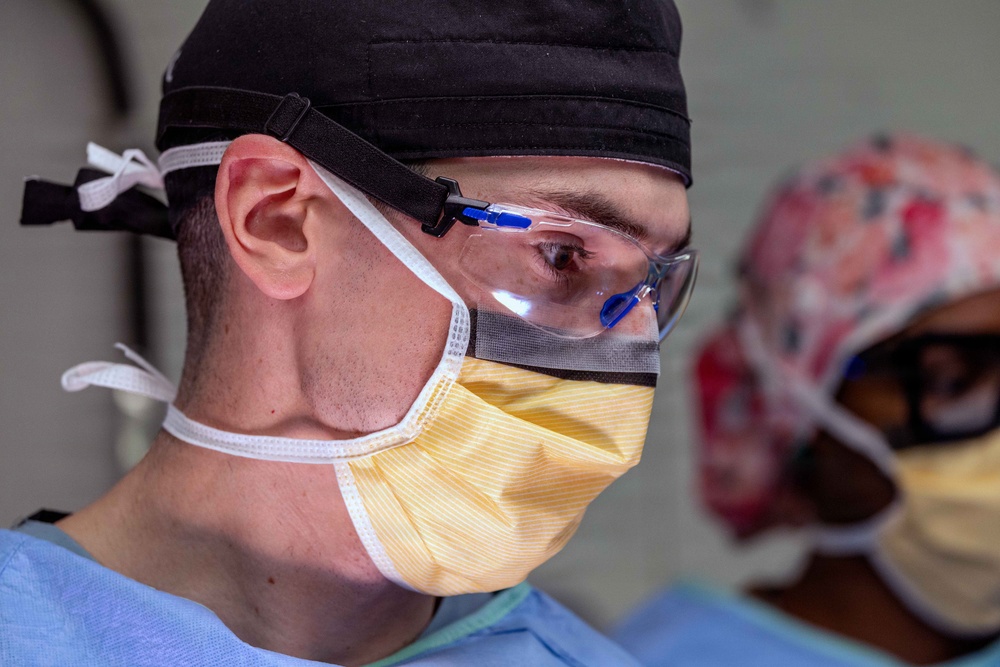 PCU John F. Kennedy Conducts First At-Sea Surgery