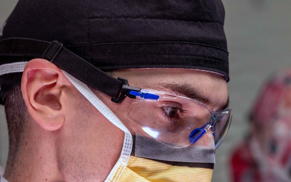 PCU John F. Kennedy Conducts First At-Sea Surgery