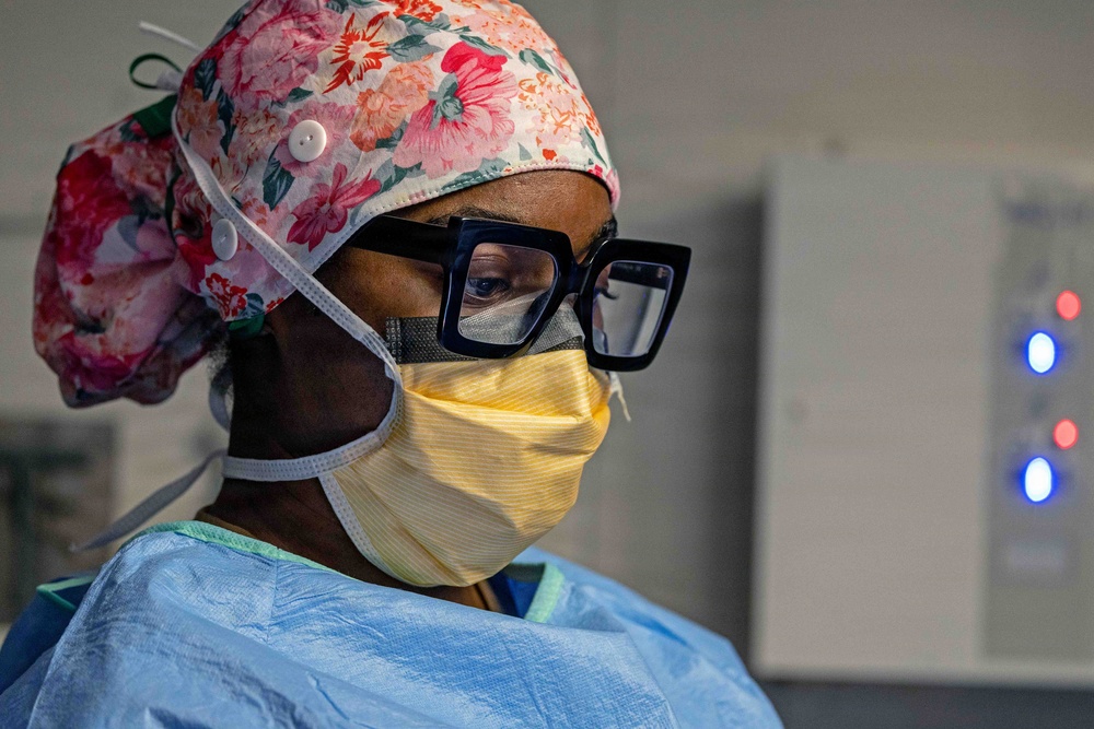 PCU John F. Kennedy Conducts First At-Sea Surgery