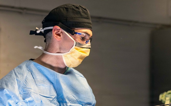 PCU John F. Kennedy Conducts First At-Sea Surgery