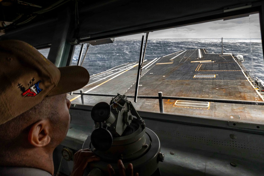 John F. Kennedy Conducts High-Speed Turns