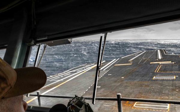 John F. Kennedy Conducts High-Speed Turns