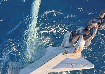 PCU John F. Kennedy Conducts Anchor Drop Evolution