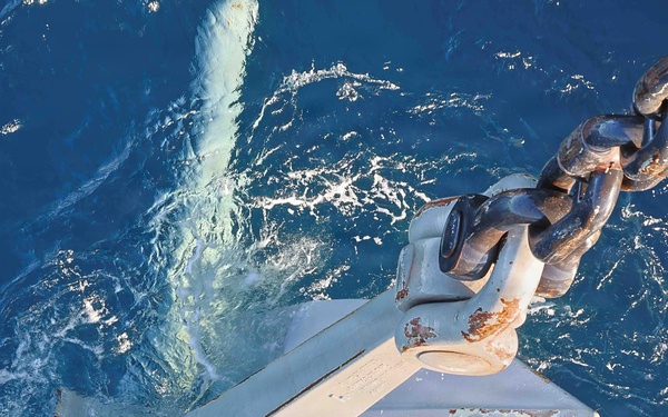 PCU John F. Kennedy Conducts Anchor Drop Evolution