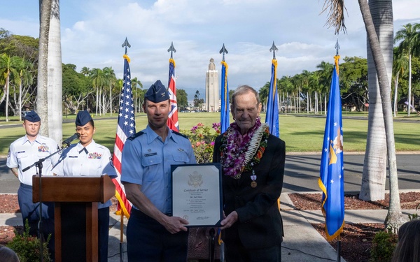 Joel Shaw retires twice, Team Hickam recognizes decades of service