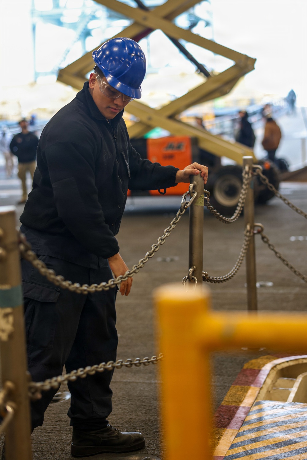 PCU John F. Kennedy Conducts Stores Onload