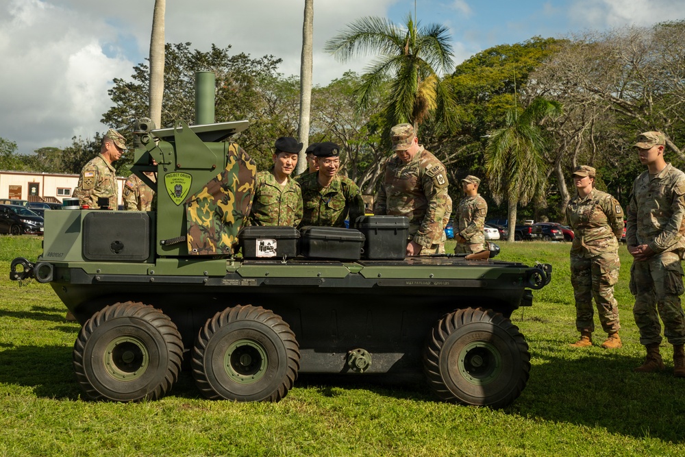 130th Engineer BDE Static Display with Japanese Allies