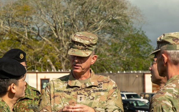 130th Engineer BDE Static Display with Japanese Allies