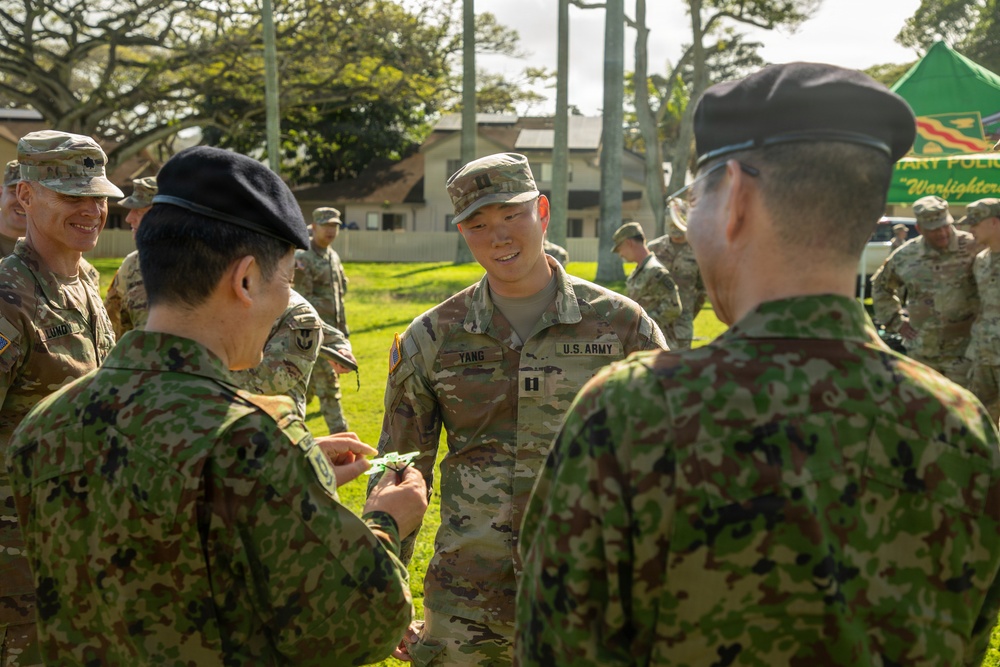 130th Engineer BDE Static Display with Japanese Allies