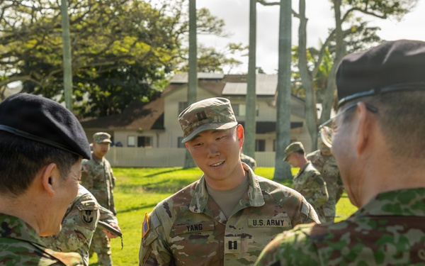 130th Engineer BDE Static Display with Japanese Allies