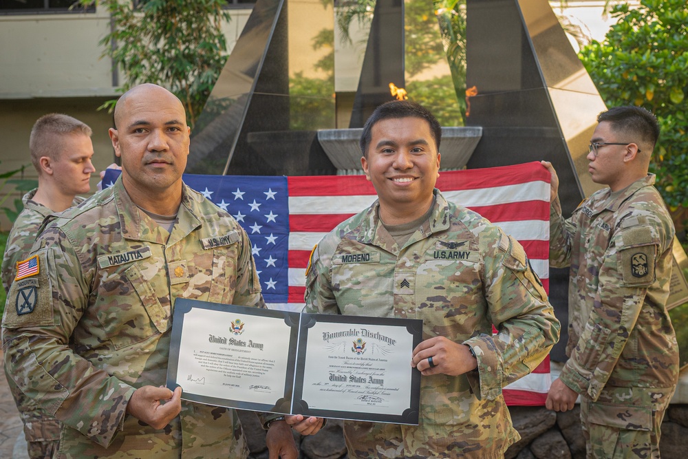 94th AAMDC Attend Re-Enlistment &amp; Award Ceremony