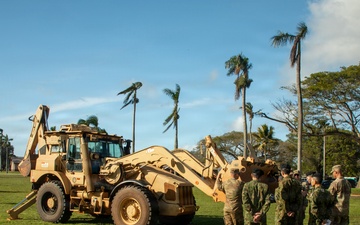 130th Engineer BDE Static Display with Japanese Allies