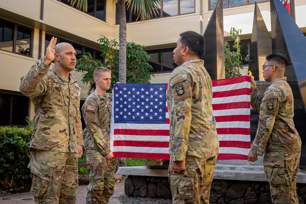 94th AAMDC Attend Re-Enlistment &amp; Award Ceremony