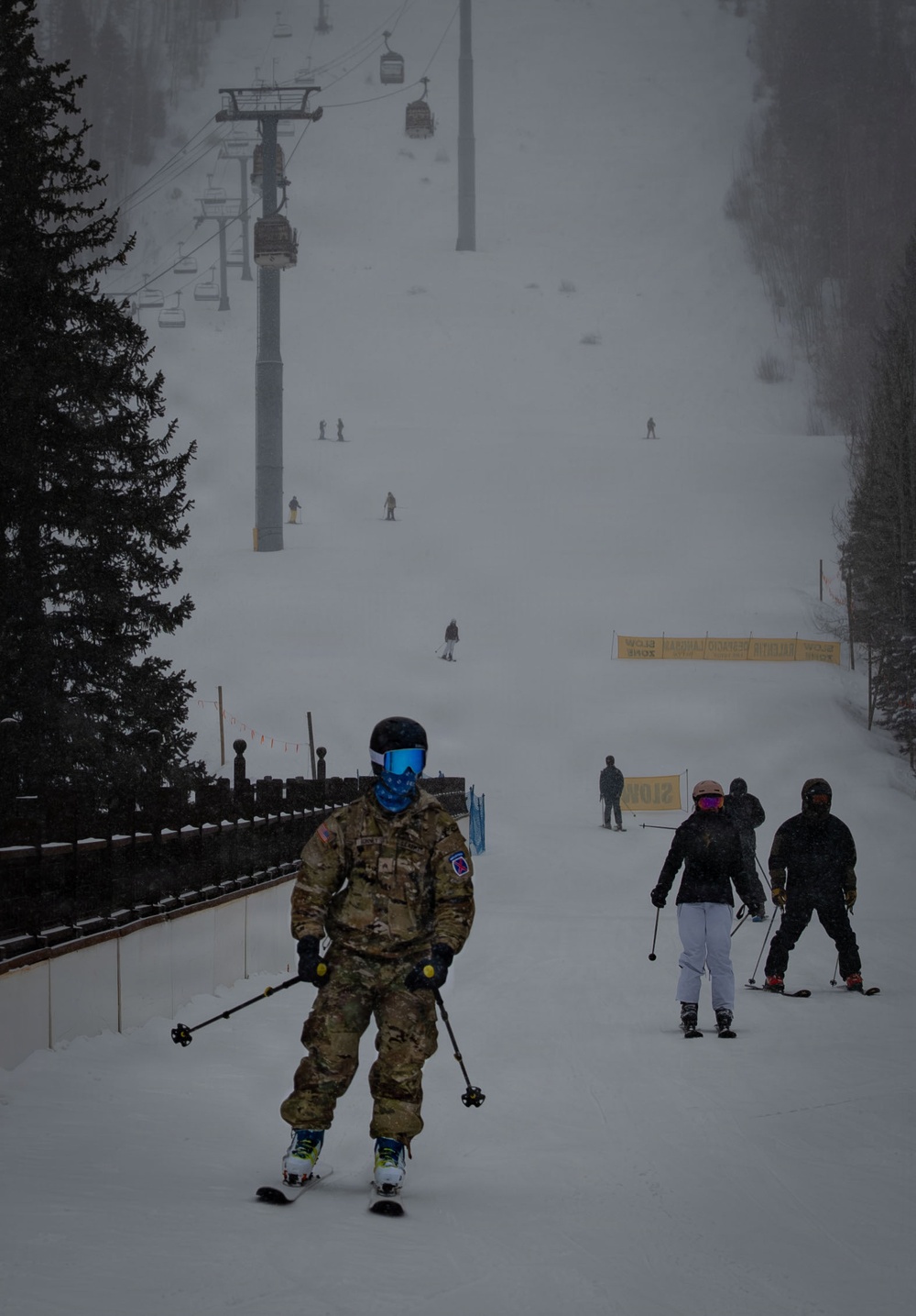 Legacy in Motion: 10th Mountain Division Soldiers Descend Vail Mountain
