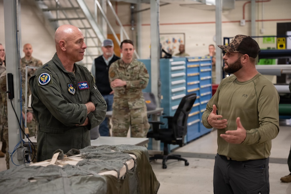 Air Education, Training Command Leadership Visits Altus