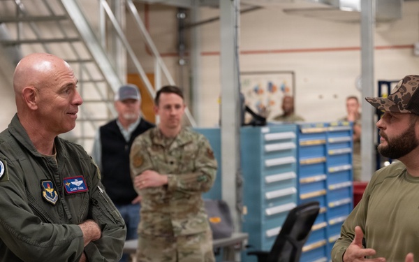 Air Education, Training Command Leadership Visits Altus