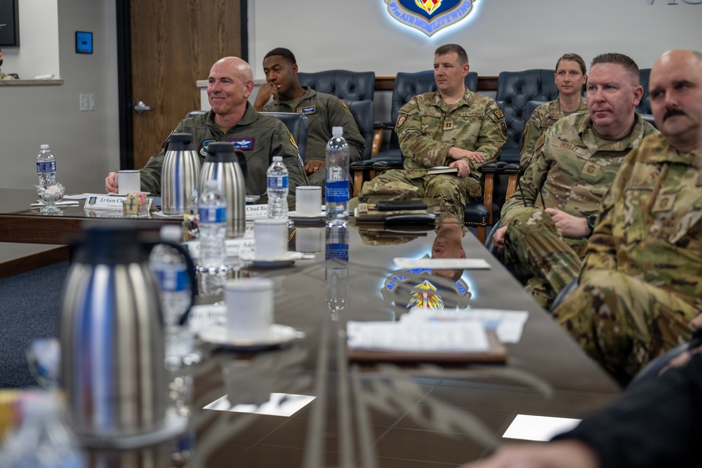 Air Education, Training Command Leadership Visits Altus