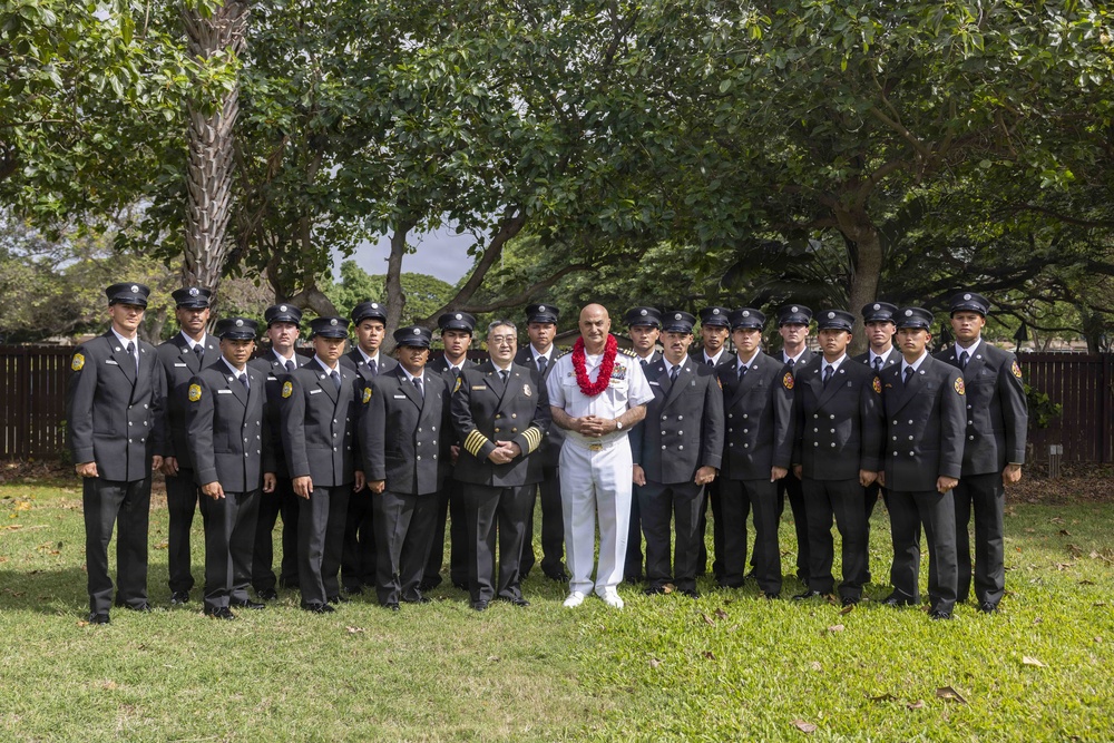 Navy Region Hawaii Federal Fire Department hosts Recruit Graduation Ceremony
