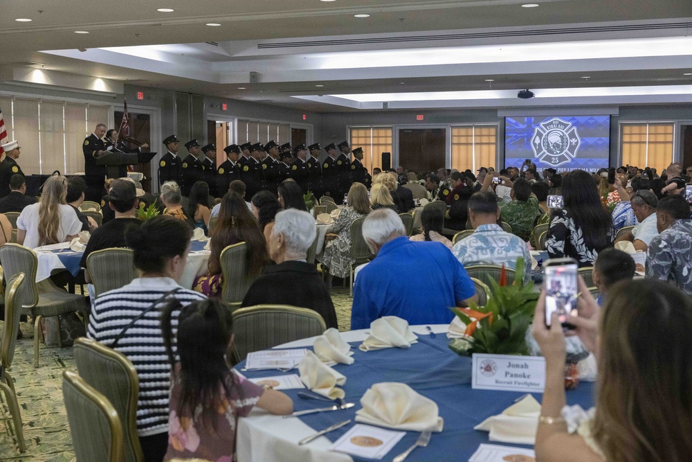 Navy Region Hawaii Federal Fire Department hosts Recruit Graduation Ceremony