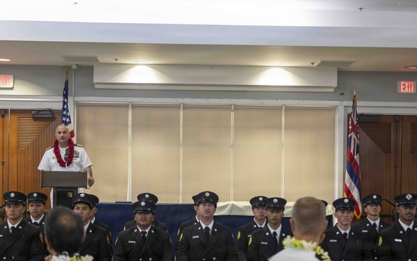 Navy Region Hawaii Federal Fire Department hosts Recruit Graduation Ceremony