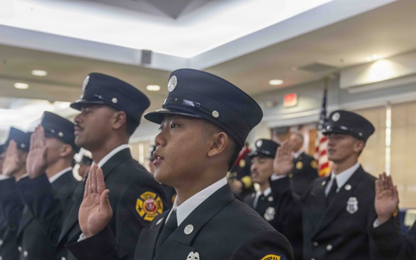 Navy Region Hawaii Federal Fire Department hosts Recruit Graduation Ceremony