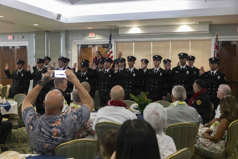 Navy Region Hawaii Federal Fire Department hosts Recruit Graduation Ceremony