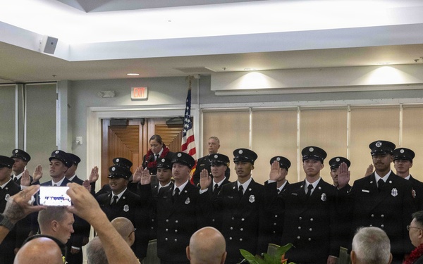 Navy Region Hawaii Federal Fire Department hosts Recruit Graduation Ceremony