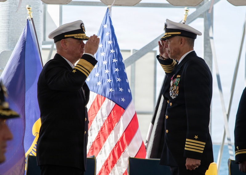 Littoral Combat Ship Squadron One Holds Change of Command Ceremony