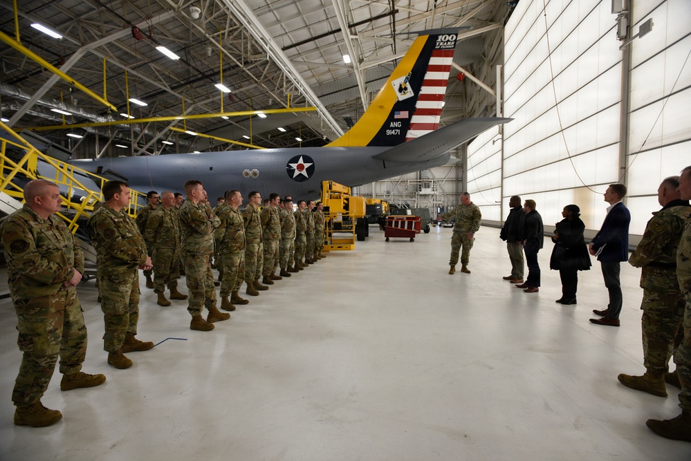 Staff Delegation Visits Fairchild Air Force Base