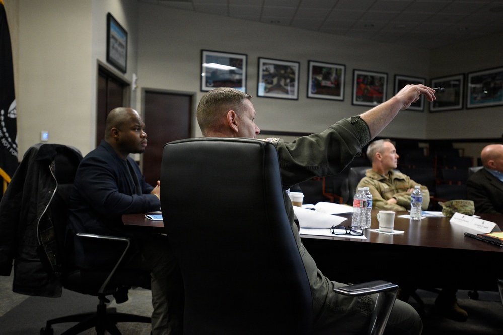 Staff Delegation Visits Fairchild Air Force Base