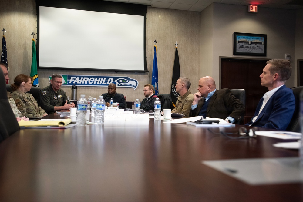 Staff Delegation Visits Fairchild Air Force Base