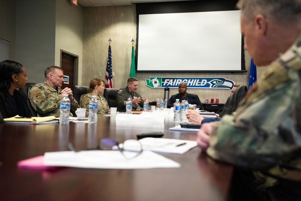 Staff Delegation Visits Fairchild Air Force Base