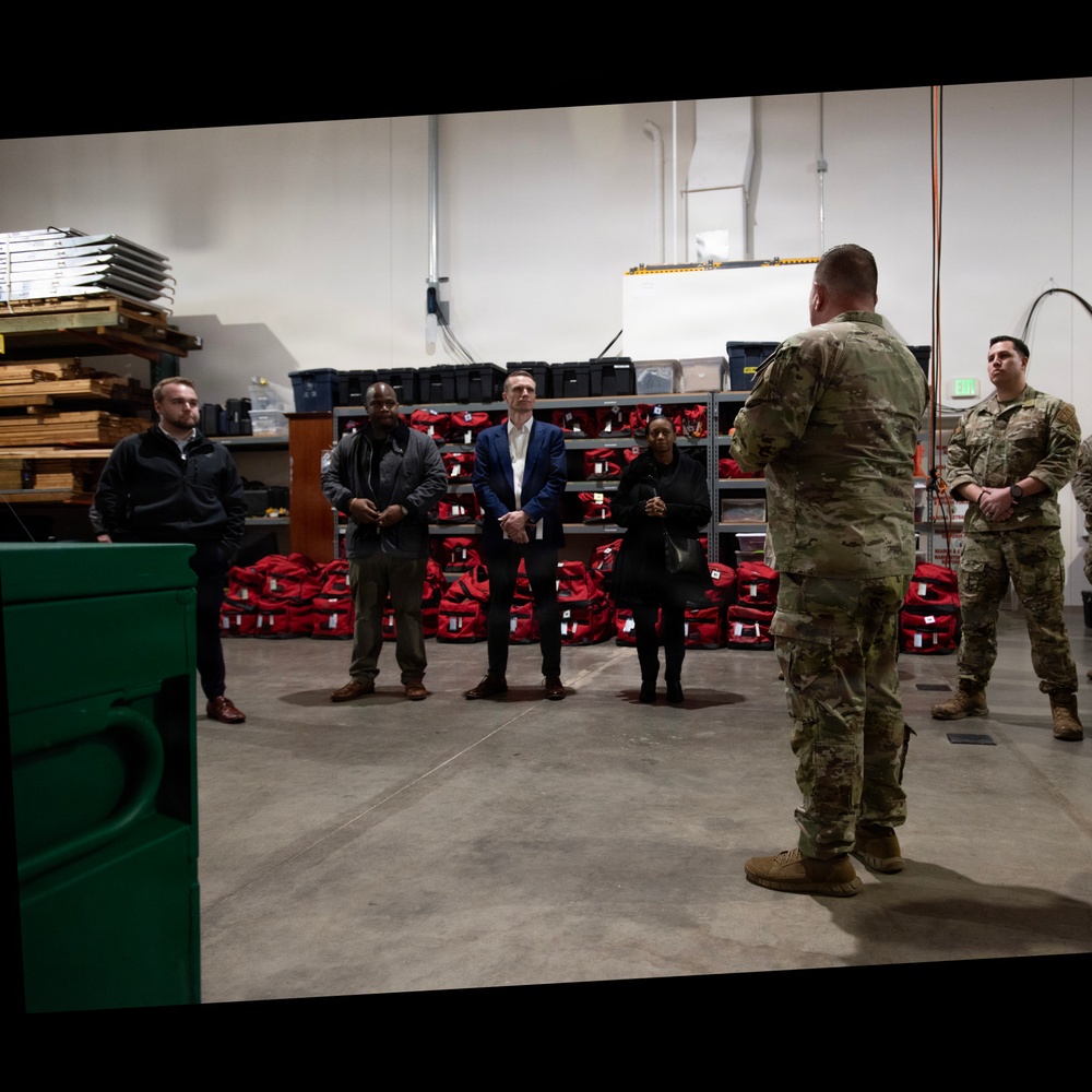 Staff Delegation Visits Fairchild Air Force Base