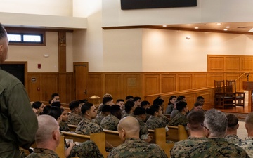 Leadership In Action | MCIPAC Commanding General hosts townhall at MCBH