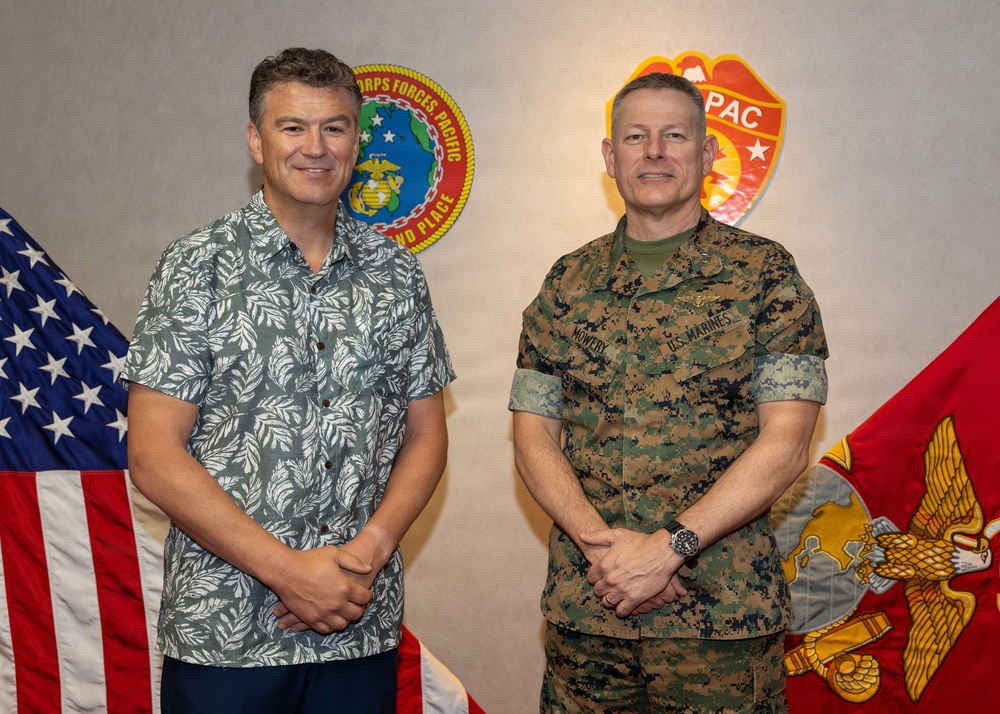 Key Leader Engagement with MARFORPAC deputy commander and Consul General of New Zealand