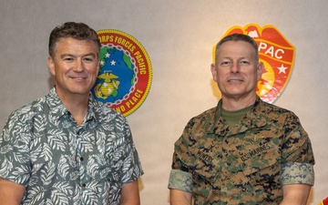 Key Leader Engagement with MARFORPAC deputy commander and Consul General of New Zealand