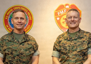 Key Leader Engagement with MARFORPAC deputy commander meets with Marine Corps Logistics Command commanding general