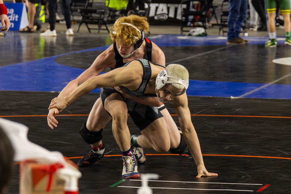 U.S. Marines Attend WIAA Mat Classic XXXVII Wrestling Championship