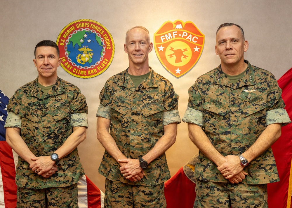 Key Leader Engagement with MARFORPAC commander meets with TECOM and CD&amp;I leaders