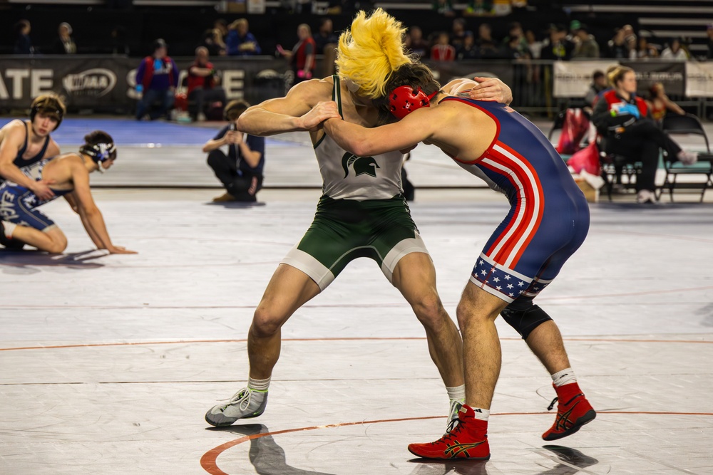 U.S. Marines Attend WIAA Mat Classic XXXVII Wrestling Championship