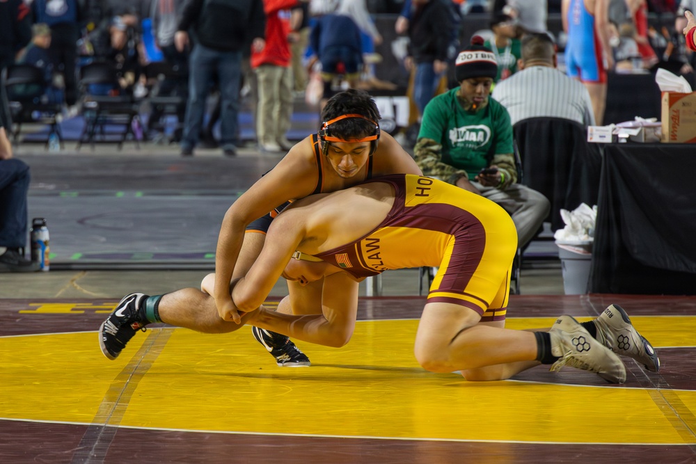 U.S. Marines Attend WIAA Mat Classic XXXVII Wrestling Championship