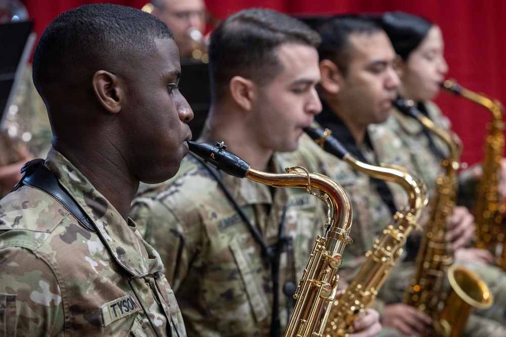 63rd Army Band performs at Change of Responsibility ceremony