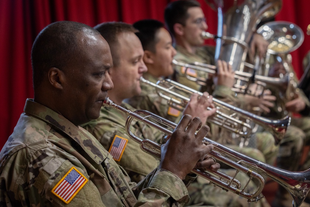 63rd Army Band performs at Change of Responsibility ceremony