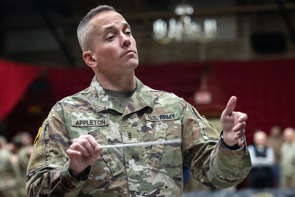 63rd Army Band performs at Change of Responsibility ceremony