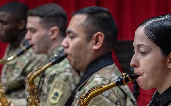 63rd Army Band performs at Change of Responsibility ceremony