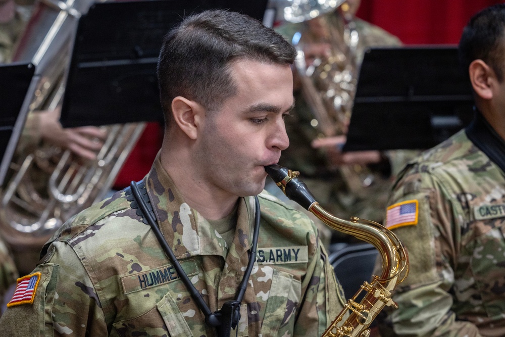 63rd Army Band performs at Change of Responsibility ceremony