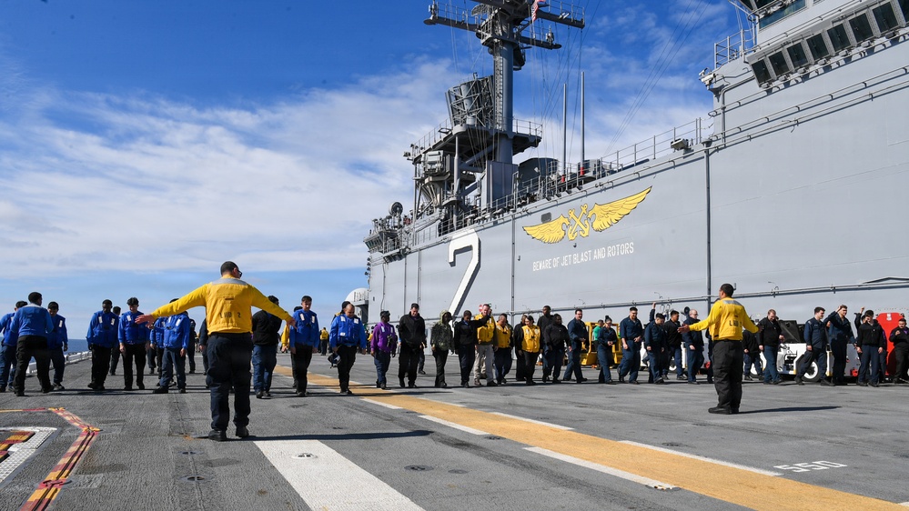 USS Essex Underway Operations