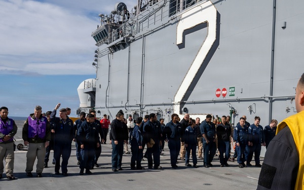 USS Essex Conducts Foreign Object Debris Walk Down